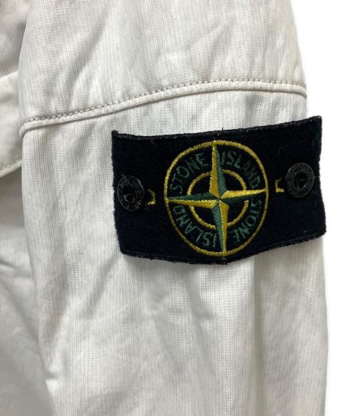 STONE ISLAND（ストーンアイランド）STONE ISLAND (ストーンアイランド) M65 Tyveck Multi Pocket Jacke ホワイト サイズ:Lの古着・服飾アイテム