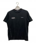 MONCLER×FRAGMENT DESIGNモンクレール×フラグメントデザイン）の古着「半袖カットソー」｜ブラック