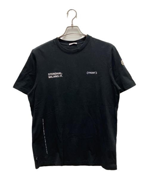 MONCLER（モンクレール）MONCLER (モンクレール) FRAGMENT DESIGN (フラグメントデザイン) 半袖カットソー ブラック サイズ:Sの古着・服飾アイテム