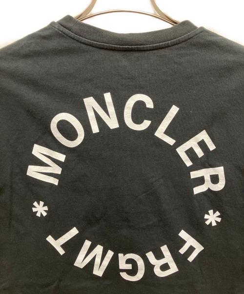 MONCLER（モンクレール）MONCLER (モンクレール) FRAGMENT DESIGN (フラグメントデザイン) 半袖カットソー ブラック サイズ:Sの古着・服飾アイテム