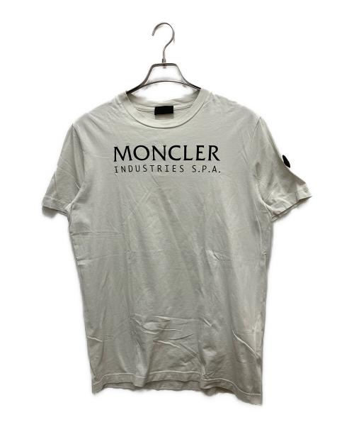 MONCLER（モンクレール）MONCLER (モンクレール) 半袖カットソー ホワイト サイズ:Mの古着・服飾アイテム