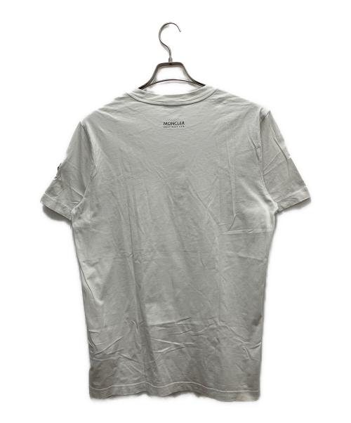 MONCLER（モンクレール）MONCLER (モンクレール) 半袖カットソー ホワイト サイズ:Mの古着・服飾アイテム