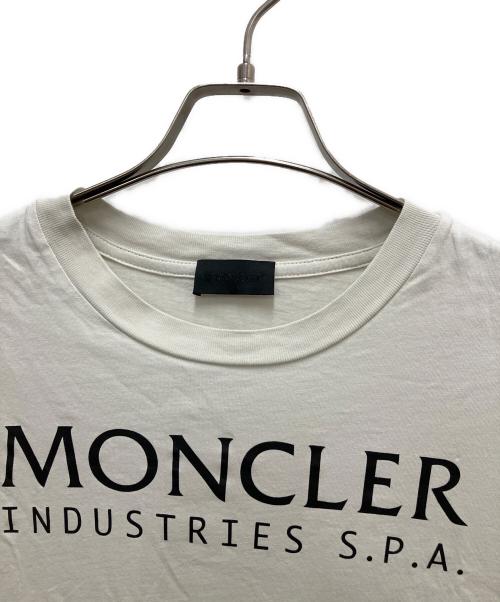 MONCLER（モンクレール）MONCLER (モンクレール) 半袖カットソー ホワイト サイズ:Mの古着・服飾アイテム