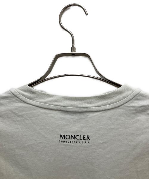 MONCLER（モンクレール）MONCLER (モンクレール) 半袖カットソー ホワイト サイズ:Mの古着・服飾アイテム