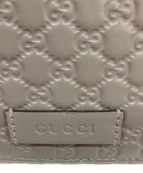 GUCCI（グッチ）GUCCI (グッチ) 長財布 	グッチシマ グレーの古着・服飾アイテム