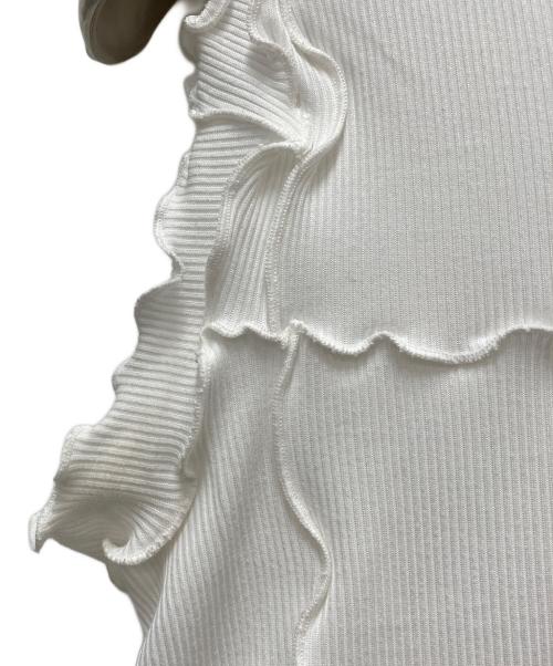 sherris（シェリス）sherris (シェリス) ノースリーブカットソー ホワイト サイズ:FREEの古着・服飾アイテム