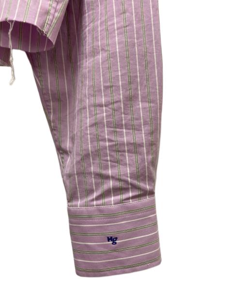 HOMME girls（オムガールズ）HOMME girls (オムガールズ) 長袖クロップドシャツ スカイブルー サイズ:XSの古着・服飾アイテム