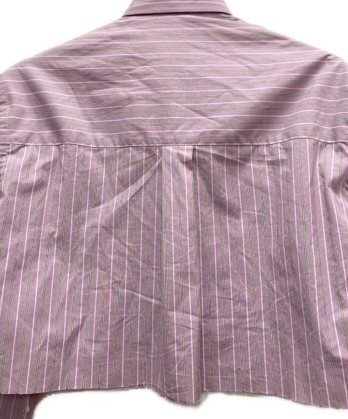 HOMME girls（オムガールズ）HOMME girls (オムガールズ) 長袖クロップドシャツ スカイブルー サイズ:XSの古着・服飾アイテム