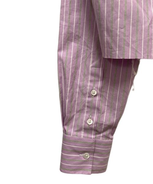 HOMME girls（オムガールズ）HOMME girls (オムガールズ) 長袖クロップドシャツ スカイブルー サイズ:XSの古着・服飾アイテム