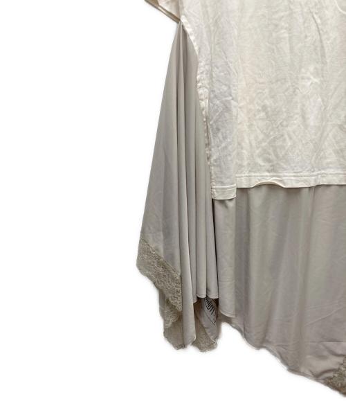 Maison MIHARA YASUHIRO（メゾン ミハラ ヤスヒロ）Maison MIHARA YASUHIRO (メゾン ミハラ ヤスヒロ) 半袖ワンピース ホワイト サイズ:Freeの古着・服飾アイテム