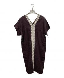 genten（ゲンテン）の古着「リネンワンピース」｜ブラウン