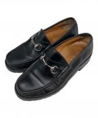 GUCCIグッチ）の古着「ローファー」｜ブラック