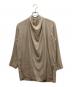 ISSEY MIYAKE PERMANENT（イッセイミヤケパーマネント）の古着「長袖ブラウス」｜ベージュ