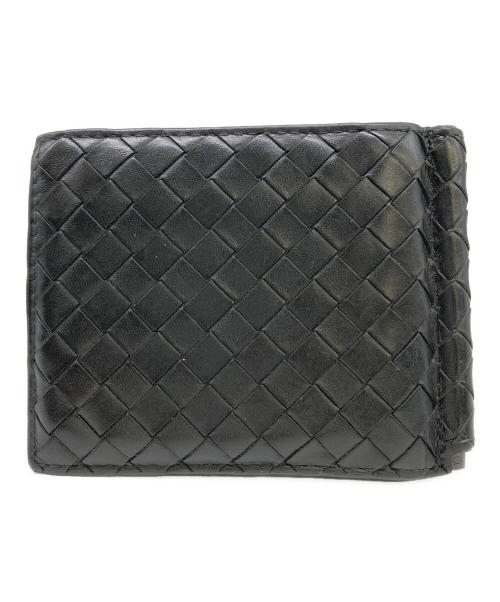 BOTTEGA VENETA（ボッテガベネタ）BOTTEGA VENETA (ボッテガベネタ) マネークリップ　イントレチャート ブラックの古着・服飾アイテム