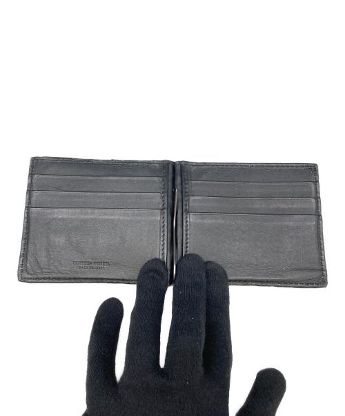 BOTTEGA VENETA（ボッテガベネタ）BOTTEGA VENETA (ボッテガベネタ) マネークリップ　イントレチャート ブラックの古着・服飾アイテム