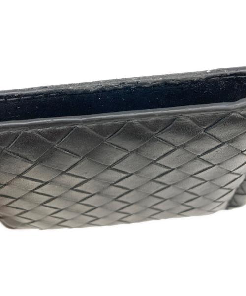 BOTTEGA VENETA（ボッテガベネタ）BOTTEGA VENETA (ボッテガベネタ) マネークリップ　イントレチャート ブラックの古着・服飾アイテム