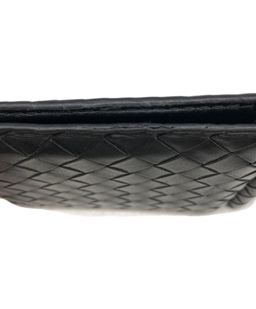 BOTTEGA VENETA（ボッテガベネタ）BOTTEGA VENETA (ボッテガベネタ) マネークリップ　イントレチャート ブラックの古着・服飾アイテム