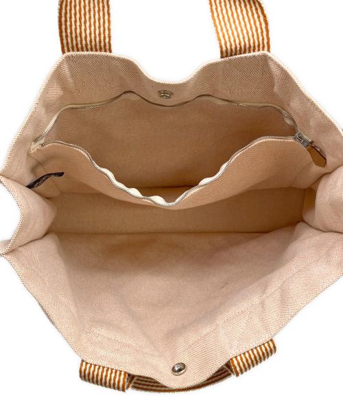 HERMES（エルメス）HERMES (エルメス) キャンバストートバッグ　	フルートゥMM ベージュ サイズ:MMの古着・服飾アイテム