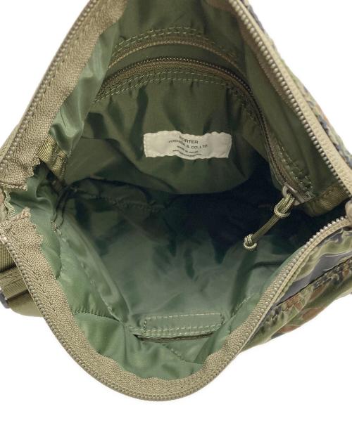 PORTER（ポーター）PORTER (ポーター) Hysteric Glamour (ヒステリックグラマー) TIGER CAMO PACKS アーミーポーチ オリーブの古着・服飾アイテム