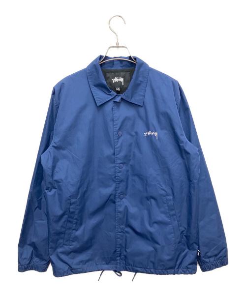 stussy（ステューシー）stussy (ステューシー) CRUIZE COACH JACKET ブルー サイズ:SIZE Sの古着・服飾アイテム