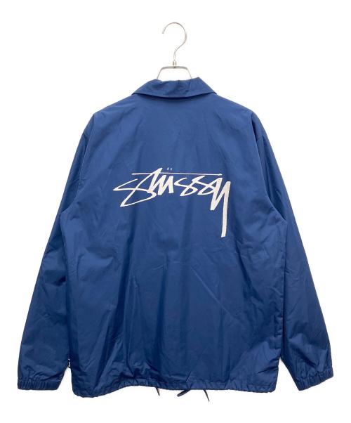 stussy（ステューシー）stussy (ステューシー) CRUIZE COACH JACKET ブルー サイズ:SIZE Sの古着・服飾アイテム