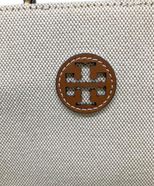 TORY BURCH（トリーバーチ）TORY BURCH (トリーバーチ) バスケットショルダーバッグ ベージュの古着・服飾アイテム