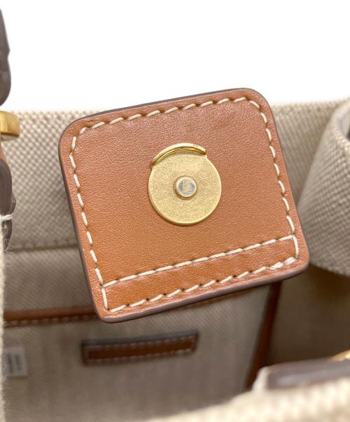 TORY BURCH（トリーバーチ）TORY BURCH (トリーバーチ) バスケットショルダーバッグ ベージュの古着・服飾アイテム