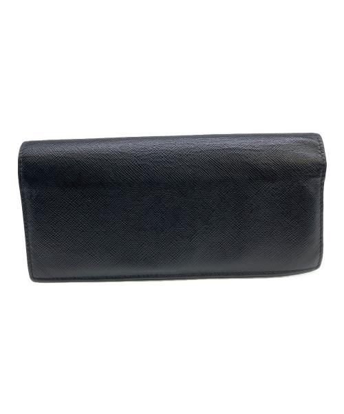 PRADA（プラダ）PRADA (プラダ) 長財布 サフィアーノ ブラックの古着・服飾アイテム