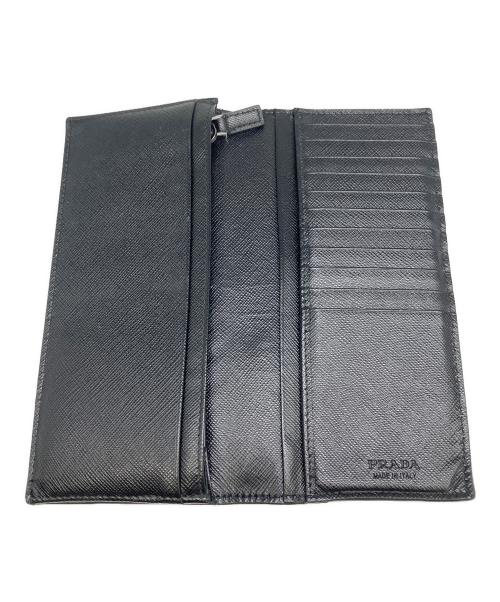 PRADA（プラダ）PRADA (プラダ) 長財布 サフィアーノ ブラックの古着・服飾アイテム