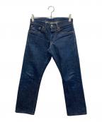 RRLダブルアールエル）の古着「ストレートデニムパンツ」｜インディゴ