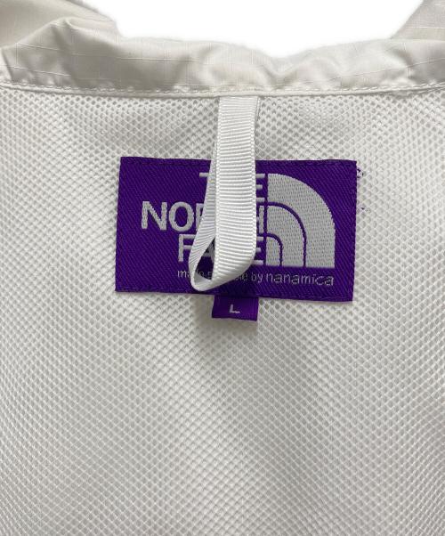 THE NORTHFACE PURPLELABEL（ザ・ノースフェイス パープルレーベル）THE NORTHFACE PURPLELABEL (ザ・ノースフェイス パープルレーベル) Mountain Wind Parka ホワイト×ブラック サイズ:Lの古着・服飾アイテム