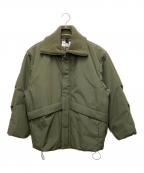 MONKEY TIMEモンキータイム）の古着「パデッド ニットカラー ジャケット」｜カーキ