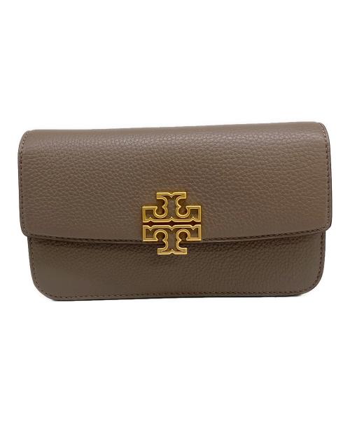 TORY BURCH（トリーバーチ）TORY BURCH (トリーバーチ) チェーンショルダーポーチ ベージュの古着・服飾アイテム