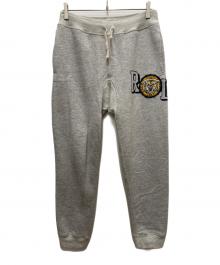 POLO RALPH LAUREN（ポロ・ラルフローレン）の古着「タイガーワッペンスウェットパンツ」｜ライトグレー