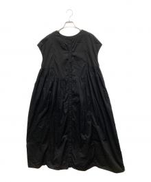 KAGURE（カグレ）の古着「2WAYノースリギャザーワンピース」｜ブラック