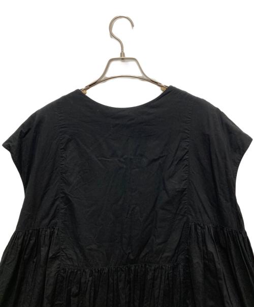 KAGURE（カグレ）KAGURE (カグレ) 2WAYノースリギャザーワンピース ブラック サイズ:FREEの古着・服飾アイテム