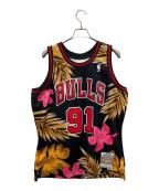 MITCHELL & NESSミッチェルアンドネス）の古着「バスケシャツ」｜ブラック