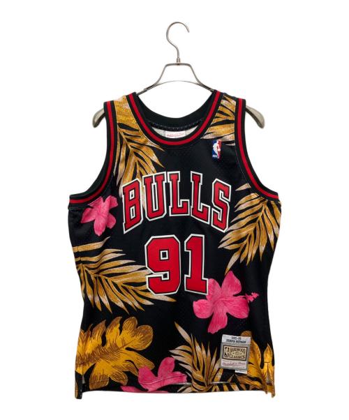 MITCHELL & NESS（ミッチェルアンドネス）MITCHELL & NESS (ミッチェルアンドネス) バスケシャツ ブラック サイズ:SIZE Lの古着・服飾アイテム