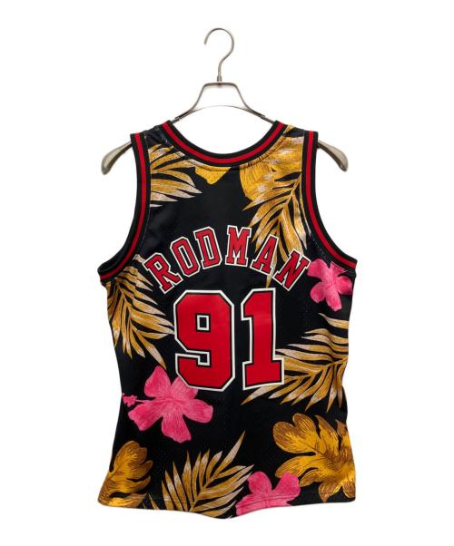 MITCHELL & NESS（ミッチェルアンドネス）MITCHELL & NESS (ミッチェルアンドネス) バスケシャツ ブラック サイズ:SIZE Lの古着・服飾アイテム