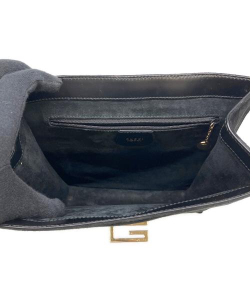 GUCCI（グッチ）GUCCI (グッチ) ショルダーバッグ　OLD GUCCI ブラックの古着・服飾アイテム