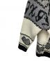 中古・古着 X-GIRL (エックスガール) LOGO PATTERN NORDIC CARDIGAN ブラック サイズ:SIZE Free：9000円