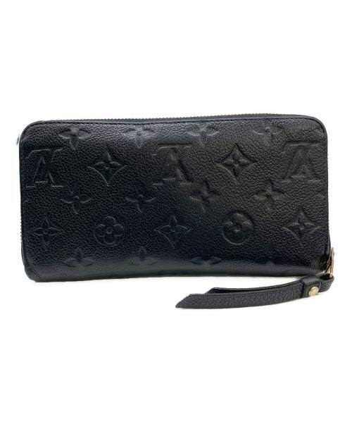 LOUIS VUITTON（ルイ ヴィトン）LOUIS VUITTON (ルイ ヴィトン) 長財布 	モノグラム・アンプラント ポルトフォイユ・クレマンス  ブラックの古着・服飾アイテム