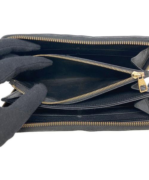 LOUIS VUITTON（ルイ ヴィトン）LOUIS VUITTON (ルイ ヴィトン) 長財布 	モノグラム・アンプラント ポルトフォイユ・クレマンス  ブラックの古着・服飾アイテム