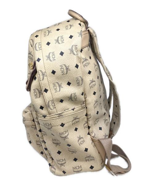 MCM（エムシーエム）MCM (エムシーエム) リュック　STARS STADS ベージュの古着・服飾アイテム