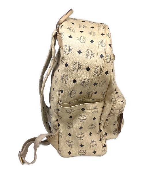 MCM（エムシーエム）MCM (エムシーエム) リュック　STARS STADS ベージュの古着・服飾アイテム