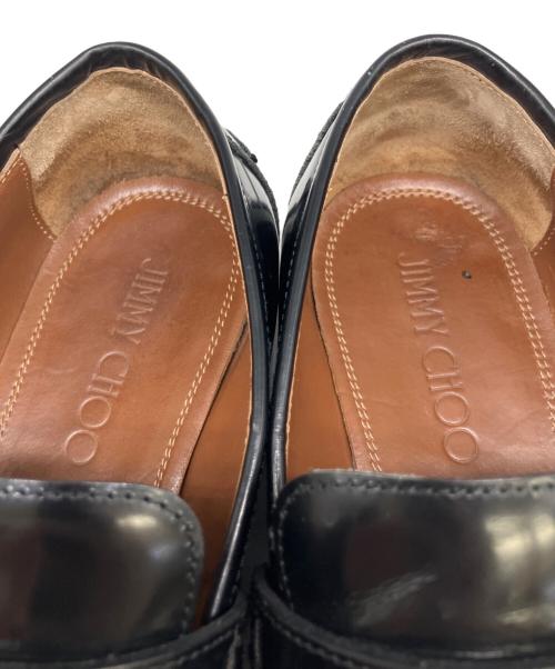 JIMMY CHOO（ジミーチュウ）JIMMY CHOO (ジミーチュウ) ローファー ブラック サイズ:SIZE 26.5cmの古着・服飾アイテム