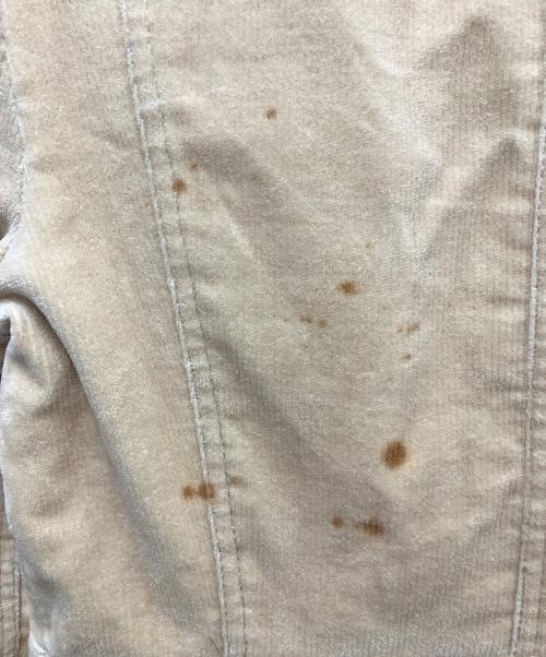 BURBERRY BLUE LABEL（バーバリーロンドンブルーレーベル）BURBERRY BLUE LABEL (バーバリーロンドンブルーレーベル) コーデュロイロングコート ベージュ サイズ:SIZE 40の古着・服飾アイテム