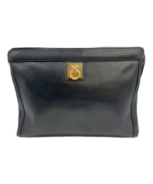 CELINE（セリーヌ）CELINE (セリーヌ) クラッチバッグ ブラックの古着・服飾アイテム