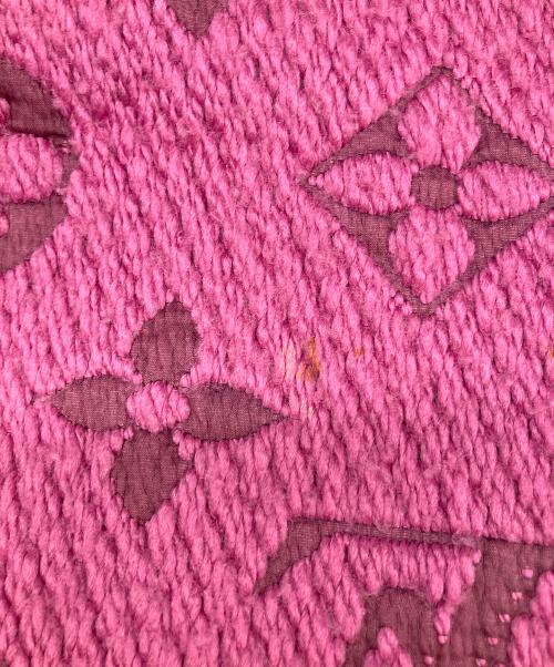 LOUIS VUITTON（ルイ ヴィトン）LOUIS VUITTON (ルイ ヴィトン) マフラー エシャルプ･ロゴマニア ピンクの古着・服飾アイテム