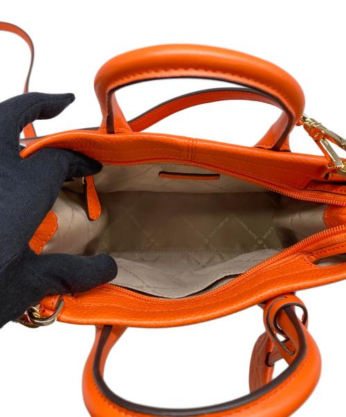 MICHAEL KORS（マイケル・コース）MICHAEL KORS (マイケルコース) 2WAYショルダーバッグ オレンジの古着・服飾アイテム